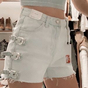 Topshop buckle shorts! Never worn😊
